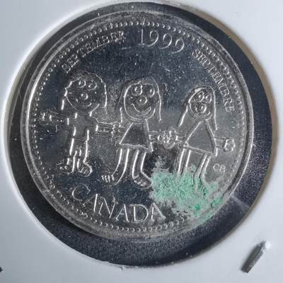 沼泽如烟--第924场 - 加拿大1999年25分纪念币