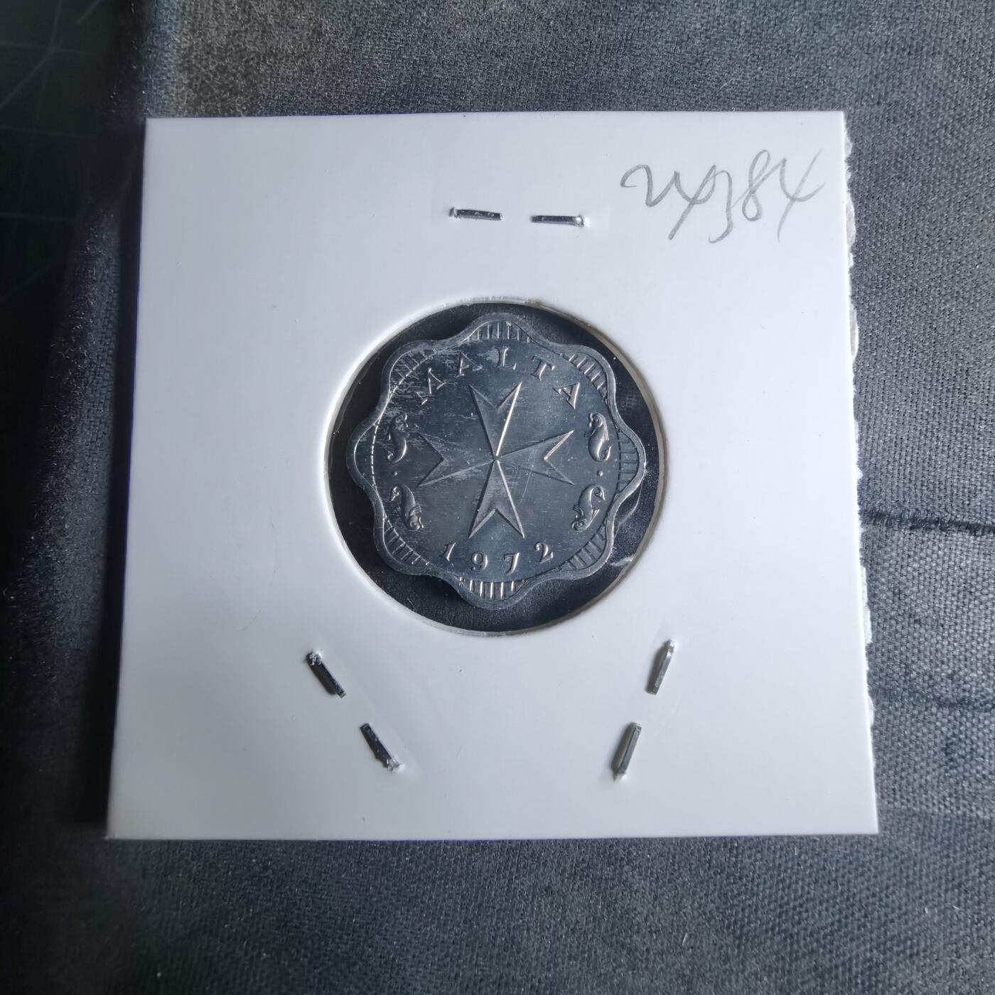 沼泽如烟--第924场 马耳他1972年2米尔