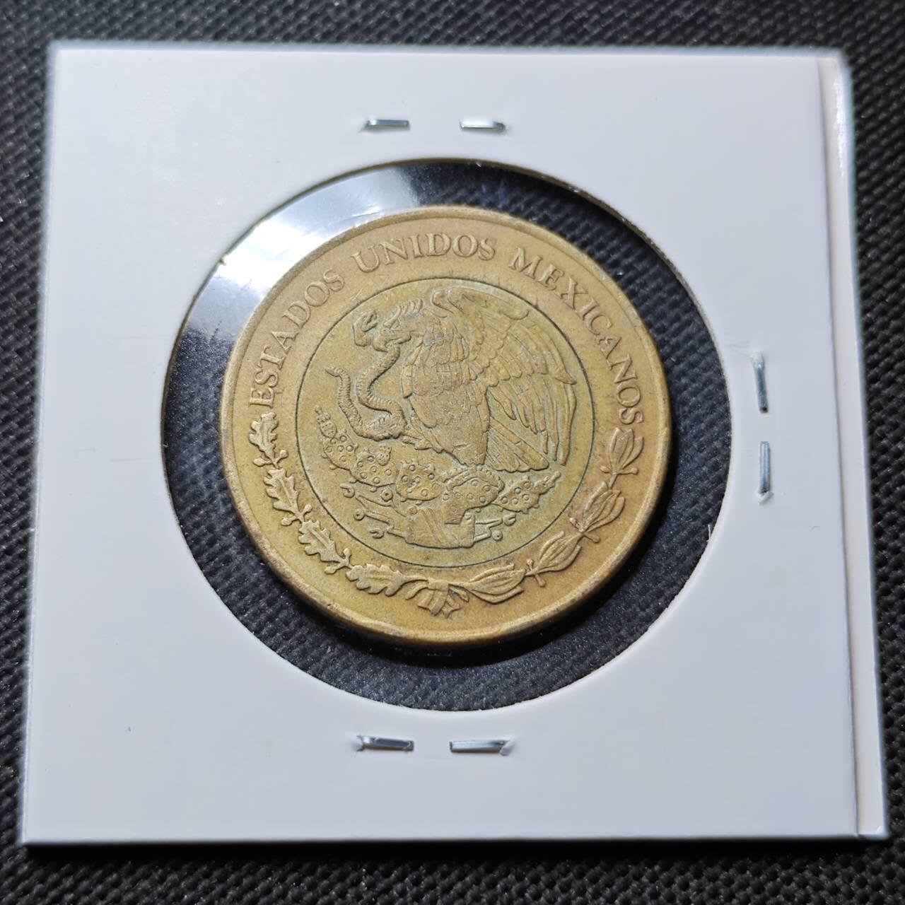 KK钱币收藏小铺 第375期  2月预留时间 周末发货  2009墨西哥10比索双色币