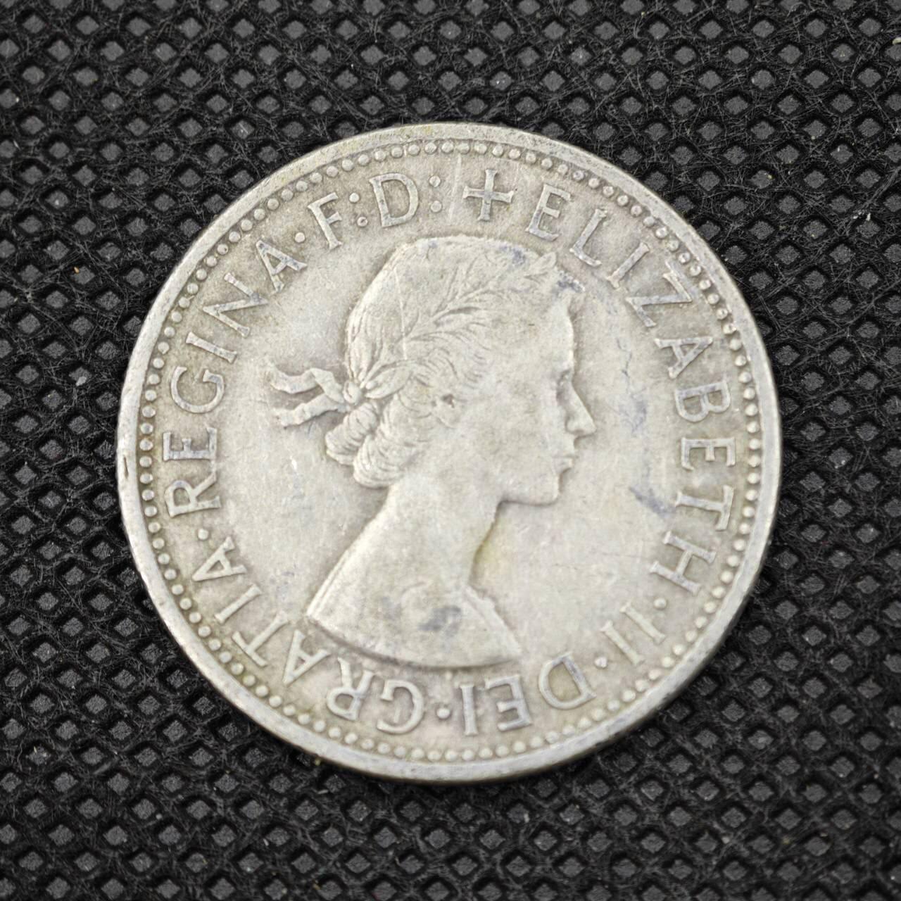 【淘币小摊】限时拍第八百二十四拍  小银币场  满百包邮可预留两周  周一统一发货           澳大利亚1954年伊丽莎白二世弗洛林银币