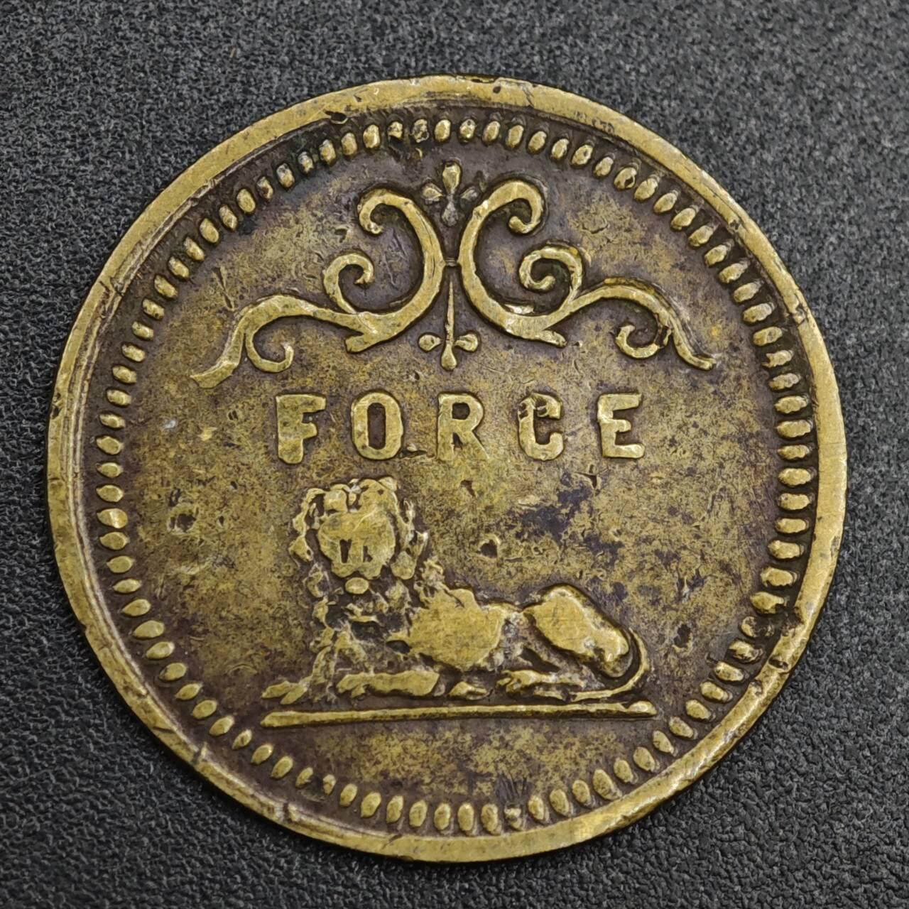 【淘币小摊】实时拍第八百二十一拍   散币场   满百包邮可预留二周 每周一统一发货   法国“荣誉与力量”铜章