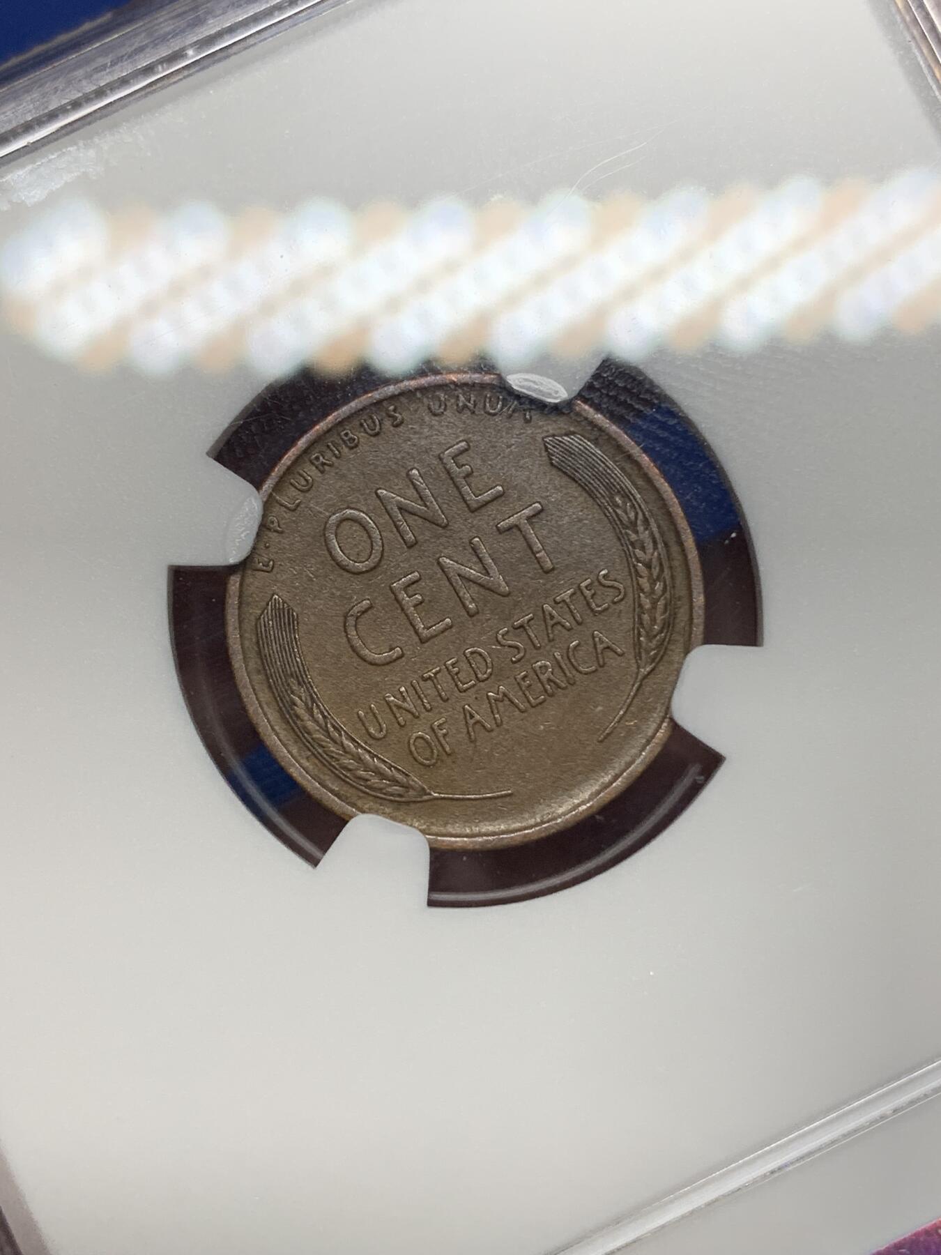 《竞宝斋》第445场 周日，周一，2场连拍 （全场包邮） NGC AU55BN 美国1909年林肯1美分，林肯一美分首年分，也是纪念林肯总统诞辰100周年发行，稀有年份