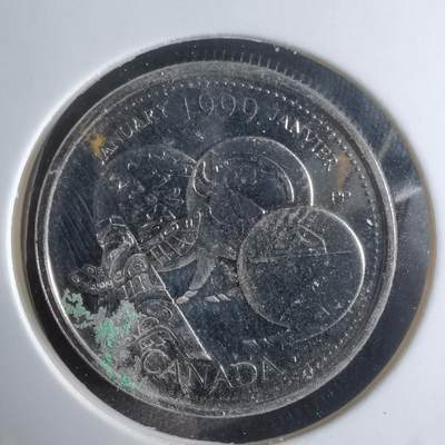 沼泽如烟--第924场 - 加拿大1999年25分纪念币