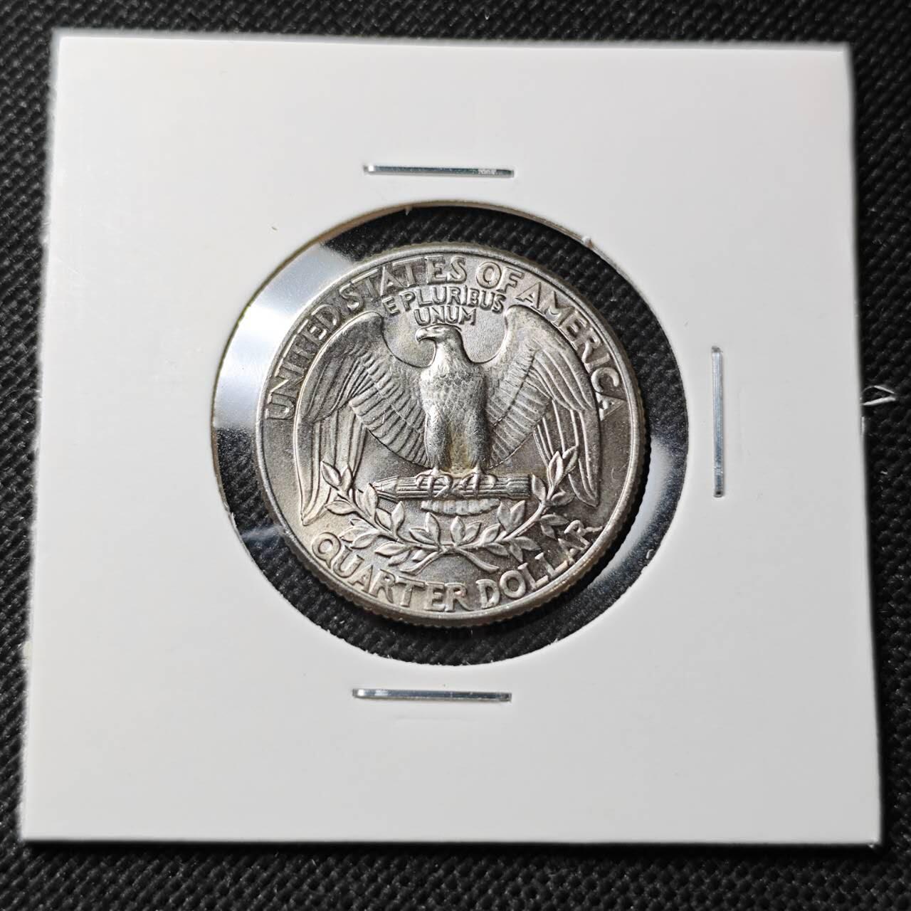 KK钱币收藏小铺 第375期  2月预留时间 周末发货  美国25分 好品