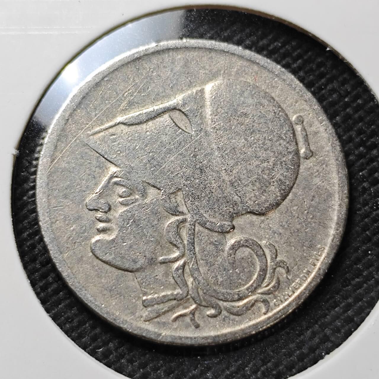 KK钱币收藏小铺 第375期  2月预留时间 周末发货 1926 希腊1德拉克马