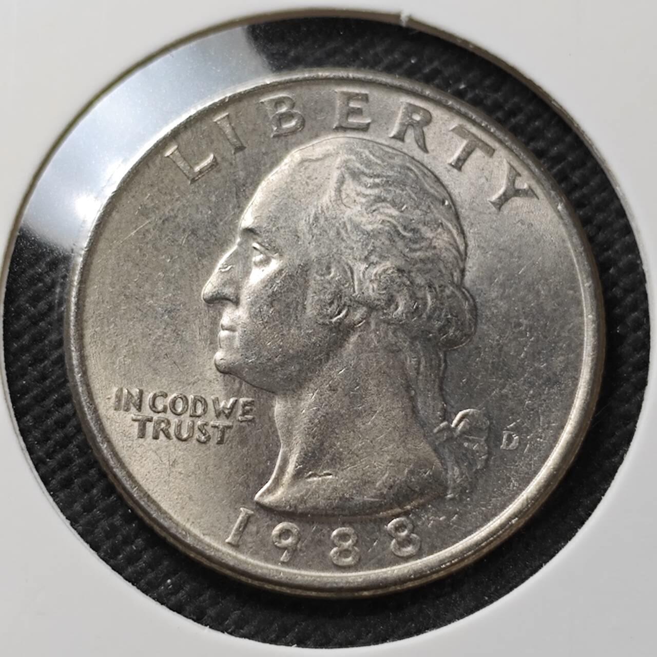 KK钱币收藏小铺 第375期  2月预留时间 周末发货  美国25分