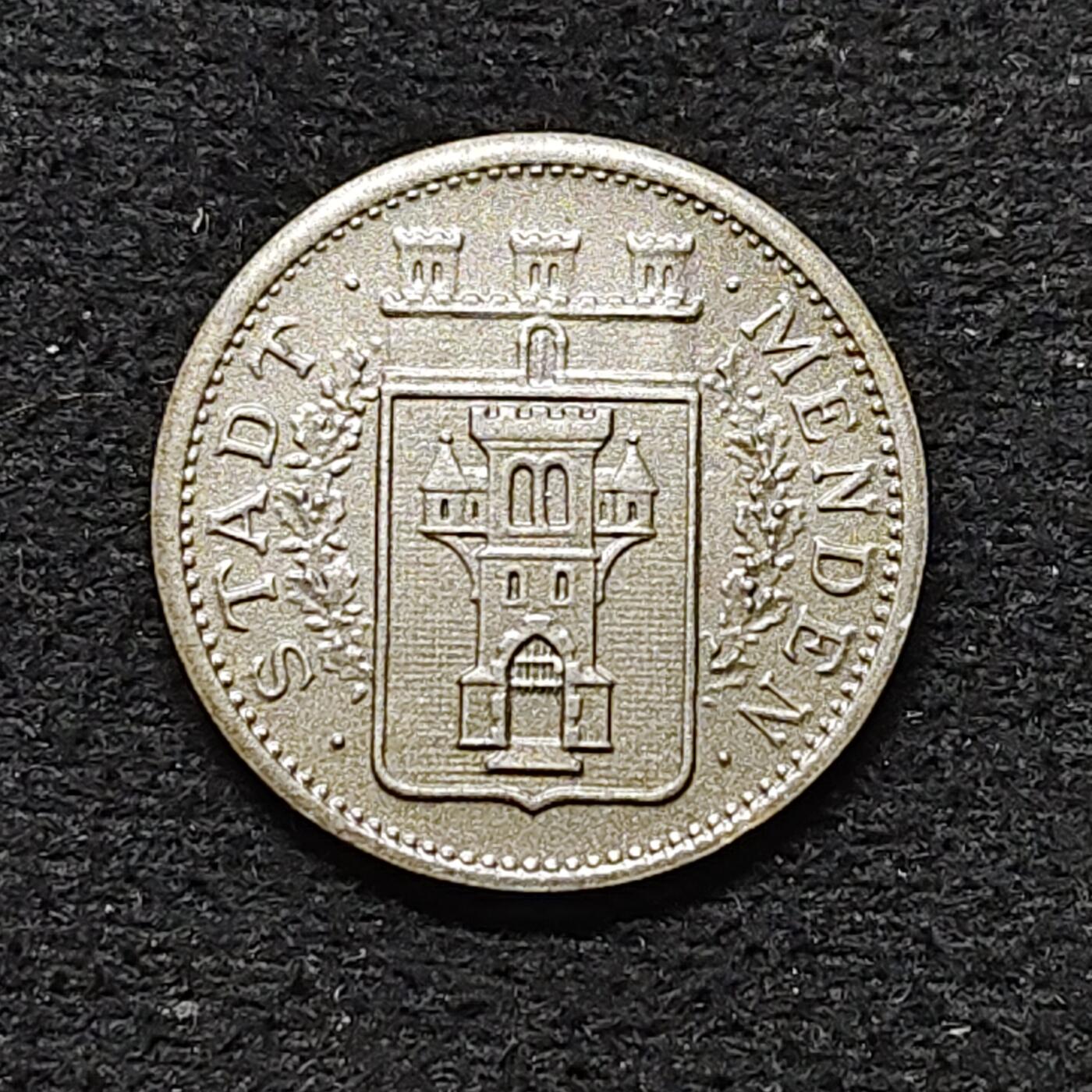 【全场包邮】纯粹捡漏拍484场（免费代拍第21场） 德国紧急状态门登1917年10芬妮铁币