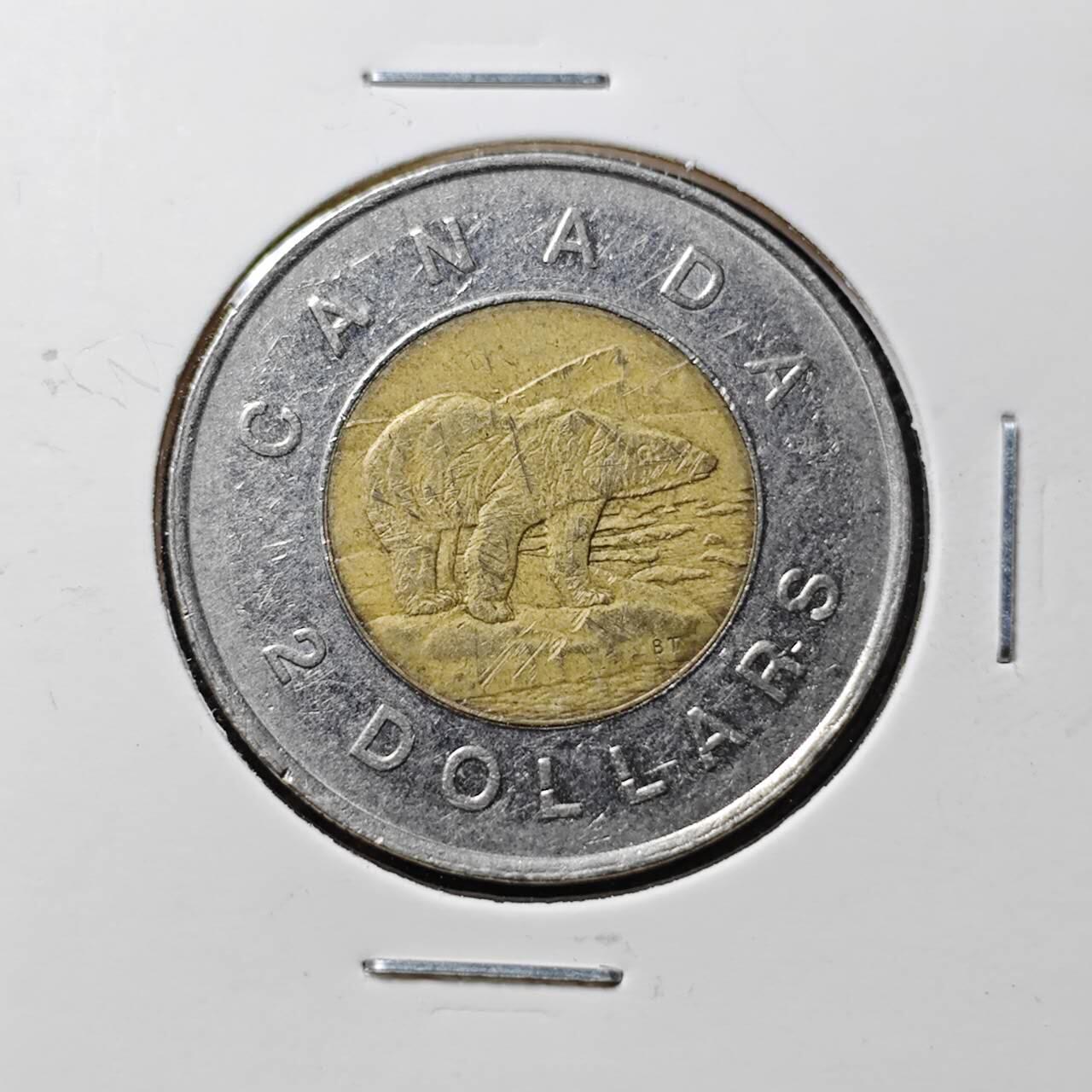 KK钱币收藏小铺 第375期  2月预留时间 周末发货  加拿大2元