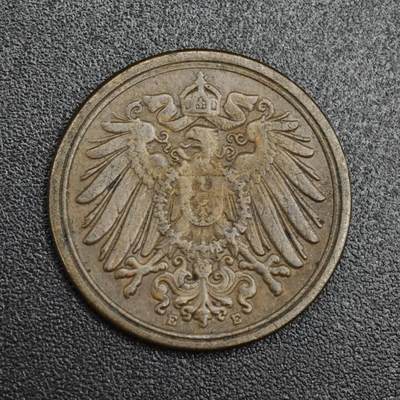 【淘币小摊】实时拍第八百二十一拍   散币场   满百包邮可预留二周 每周一统一发货   - 德国1914年长翅1芬妮铜币
