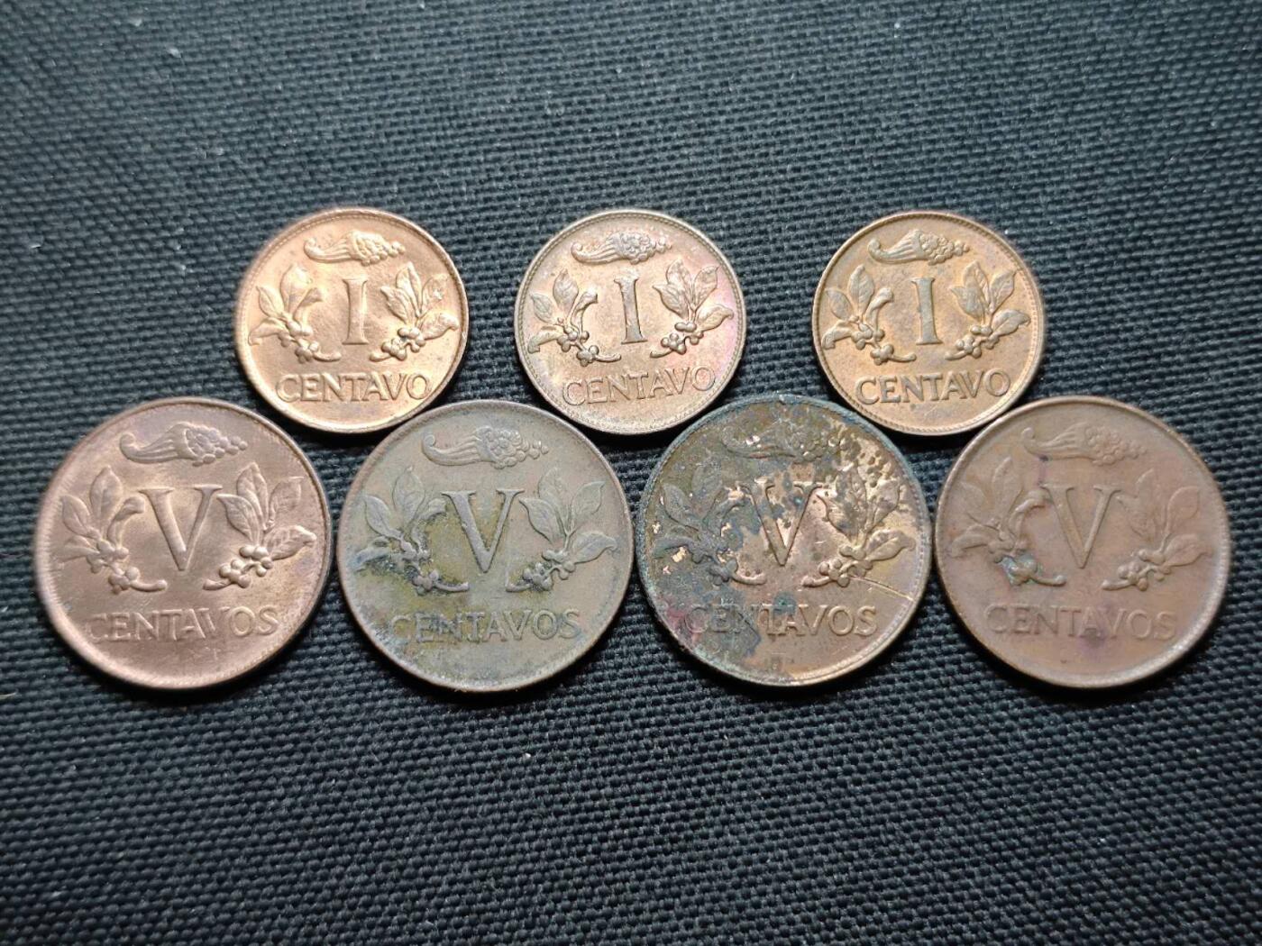 KK钱币收藏小铺 第375期  2月预留时间 周末发货  哥伦比亚一组14枚