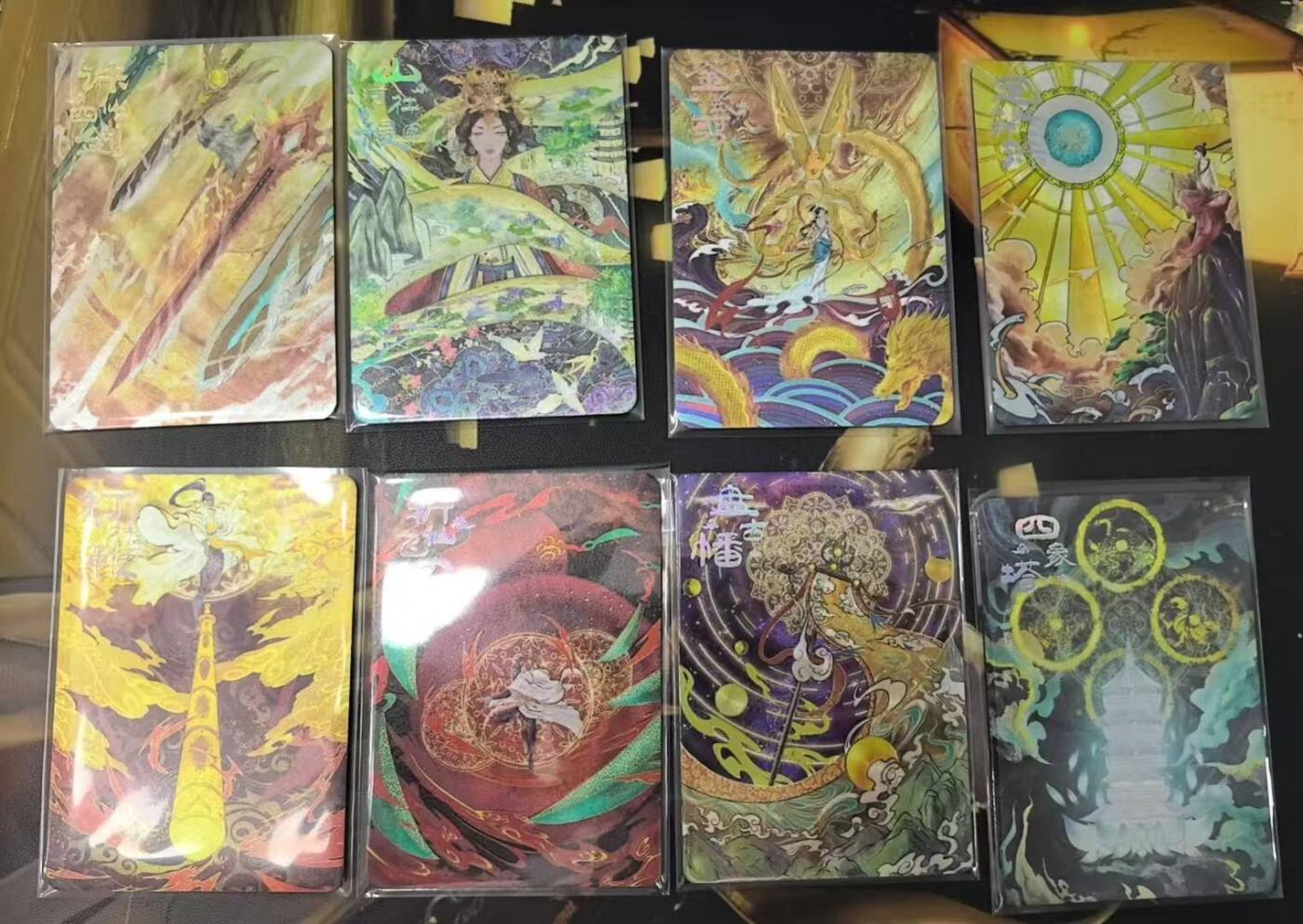 龙虎卡牌六七场 （无佣金，周六结拍，欢迎送拍） 8张不重复 趣卡社封神榜 天命玄鸟 神器卡