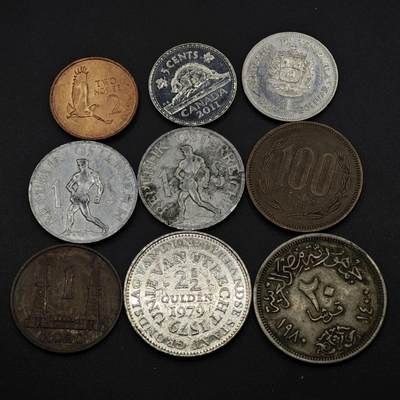 【淘币小摊】实时拍第八百二十一拍   散币场   满百包邮可预留二周 每周一统一发货   - 散币9枚