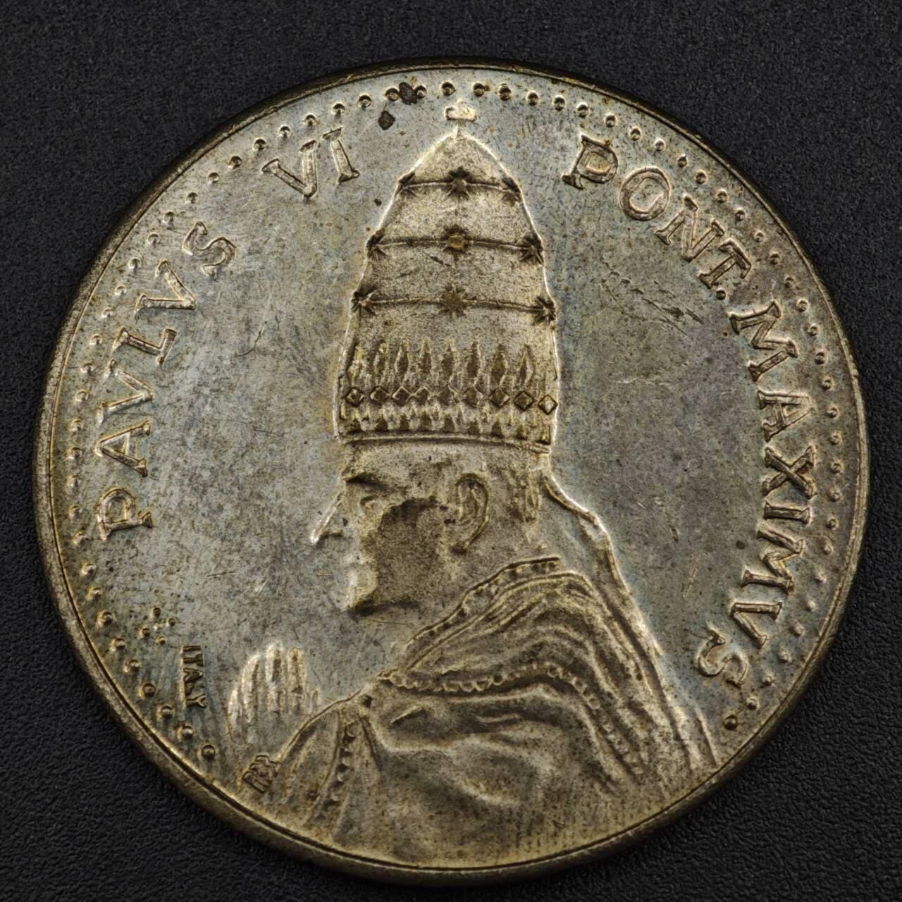 【淘币小摊】实时拍第八百二十一拍   散币场   满百包邮可预留二周 每周一统一发货   意大利教皇镀银章