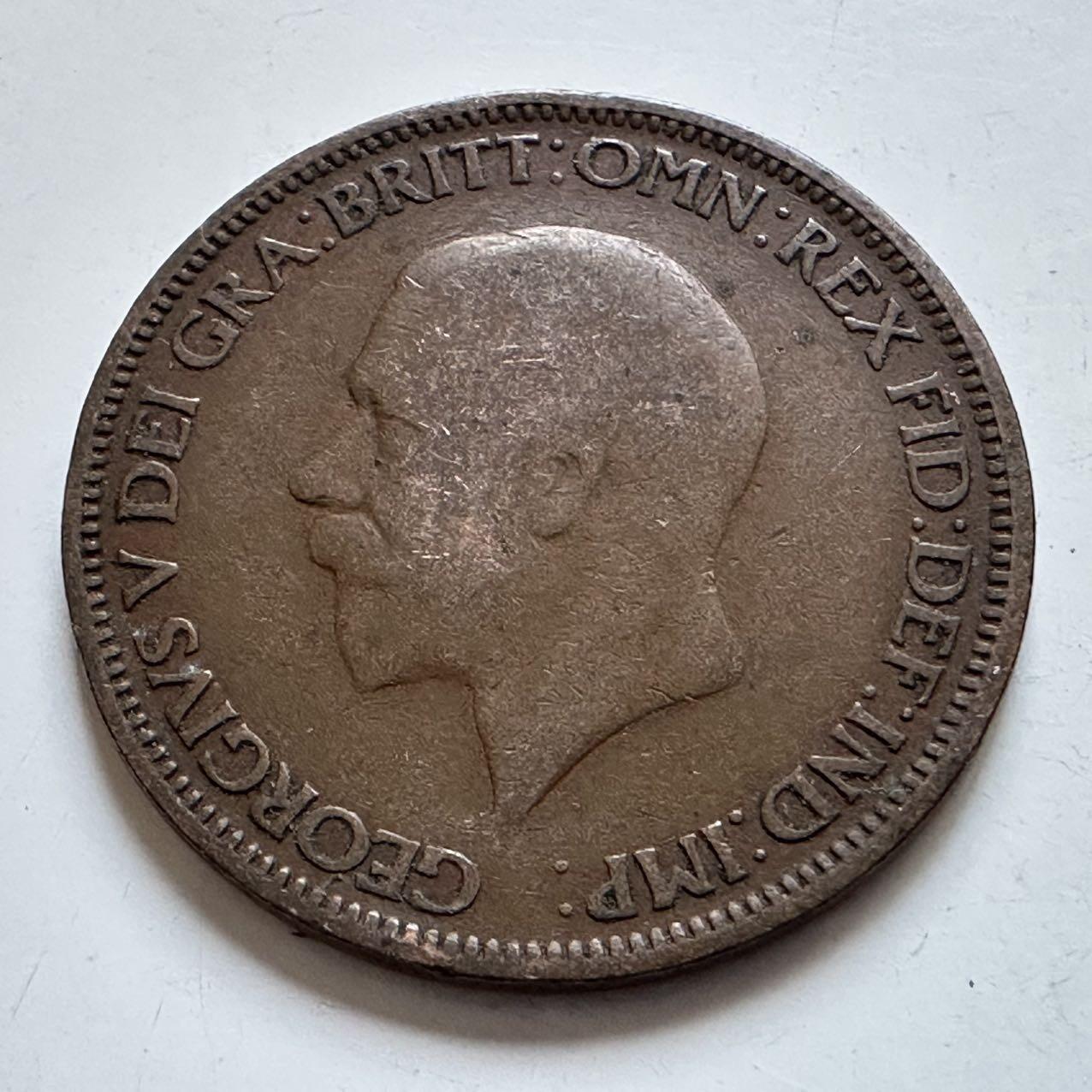 🌹外币初藏🌹🐯2025年第138场  每周二四六晚8️⃣点 接代拍 英国1928年半便士b