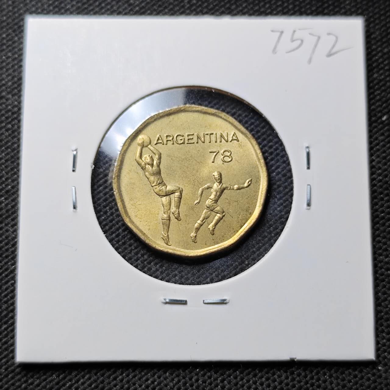 KK钱币收藏小铺 第375期  2月预留时间 周末发货  阿根廷20分纪念币