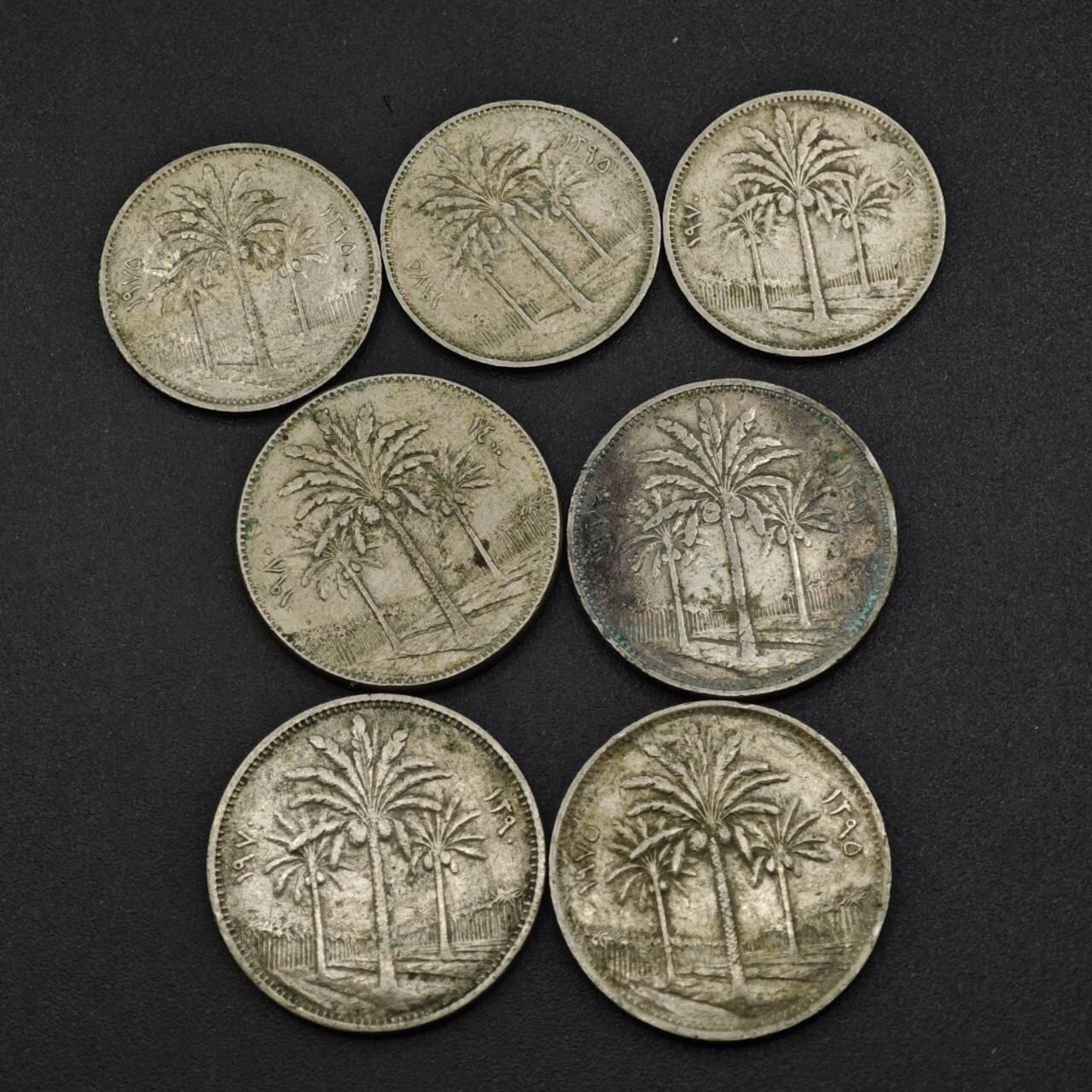 【淘币小摊】实时拍第八百二十一拍   散币场   满百包邮可预留二周 每周一统一发货   伊拉克7枚