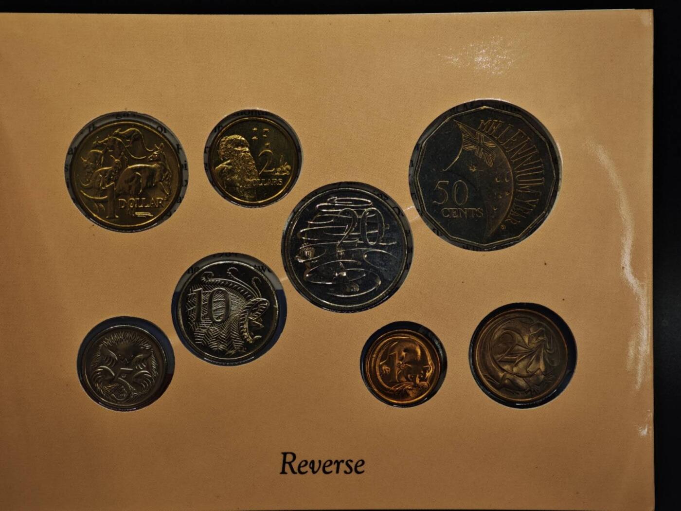 【淘币小摊】实时拍第八百二十一拍   散币场   满百包邮可预留二周 每周一统一发货   澳大利亚2000年套币