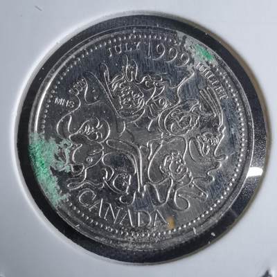 沼泽如烟--第924场 - 加拿大1999年25分纪念币