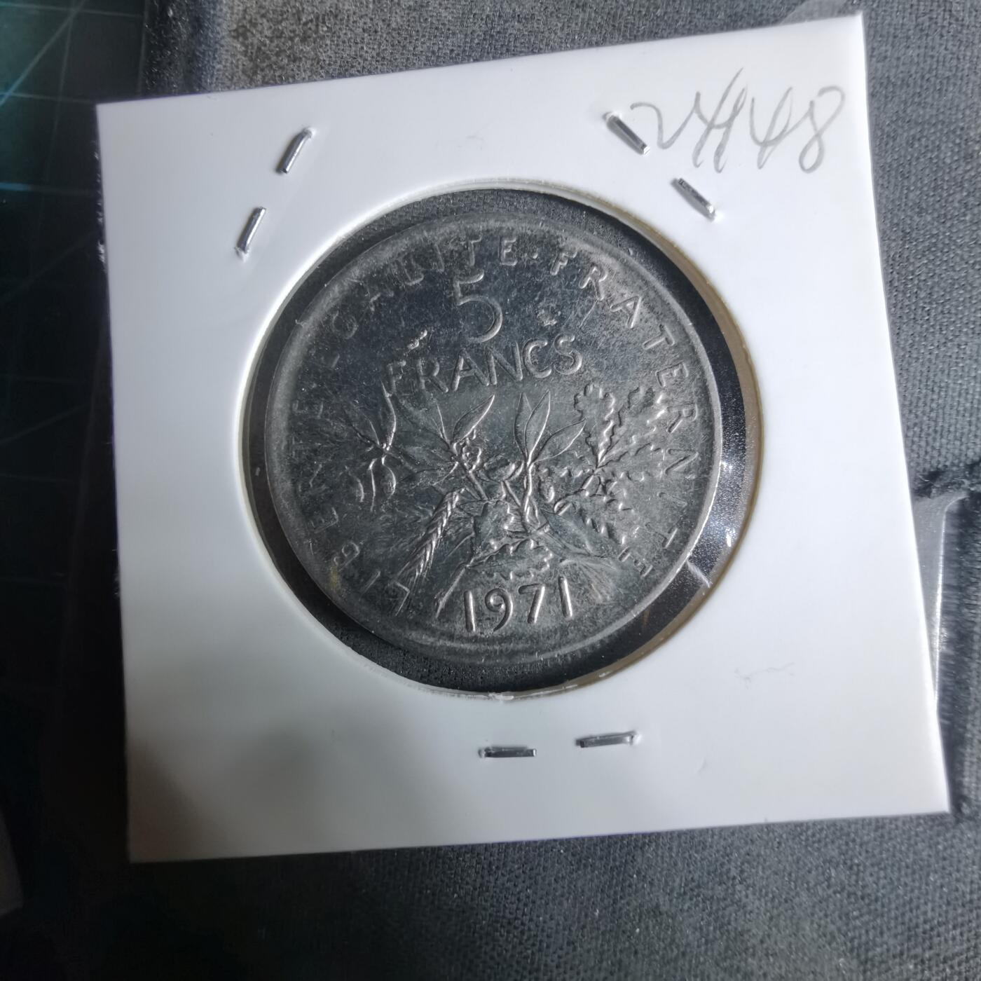 沼泽如烟--第924场 法国1971年5法郎