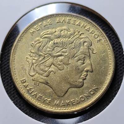 KK钱币收藏小铺 第375期  2月预留时间 周末发货 -  希腊100德拉克马