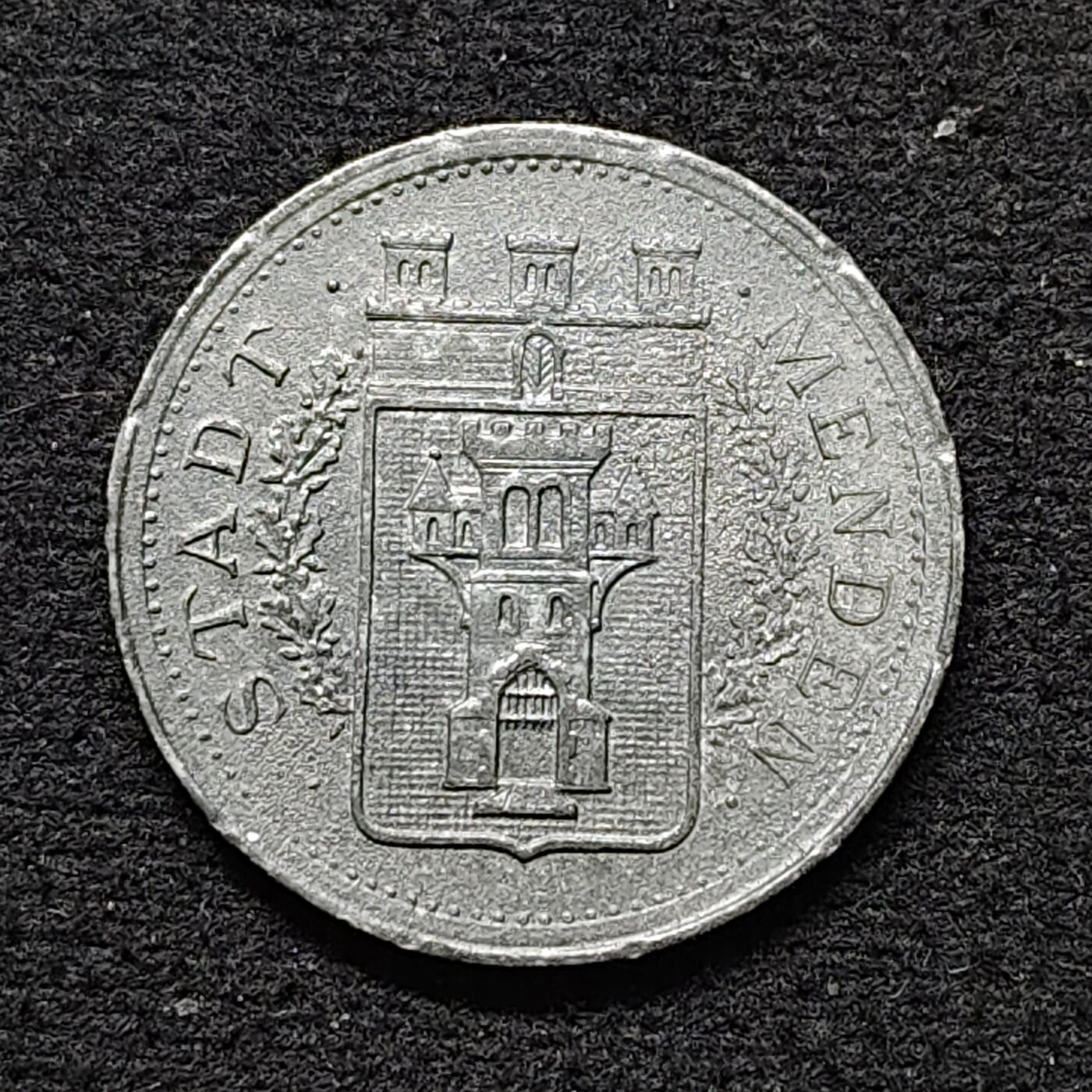 【全场包邮】纯粹捡漏拍484场（免费代拍第21场） 德国紧急状态门登1917年50芬妮锌币