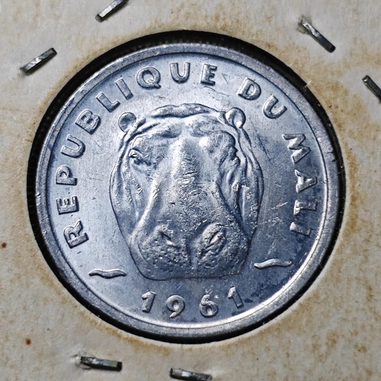 KK钱币收藏小铺 第375期  2月预留时间 周末发货  马里5分