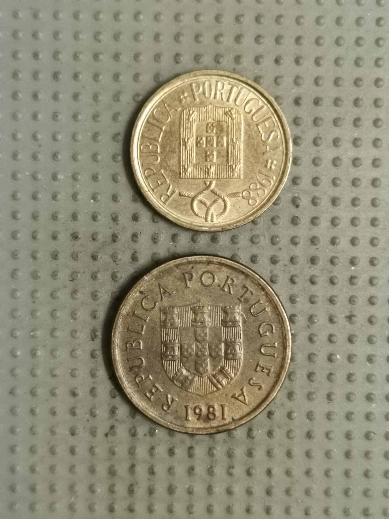 2025年第133场各国散币拍卖（总第133场） 葡萄牙1埃斯库多2枚