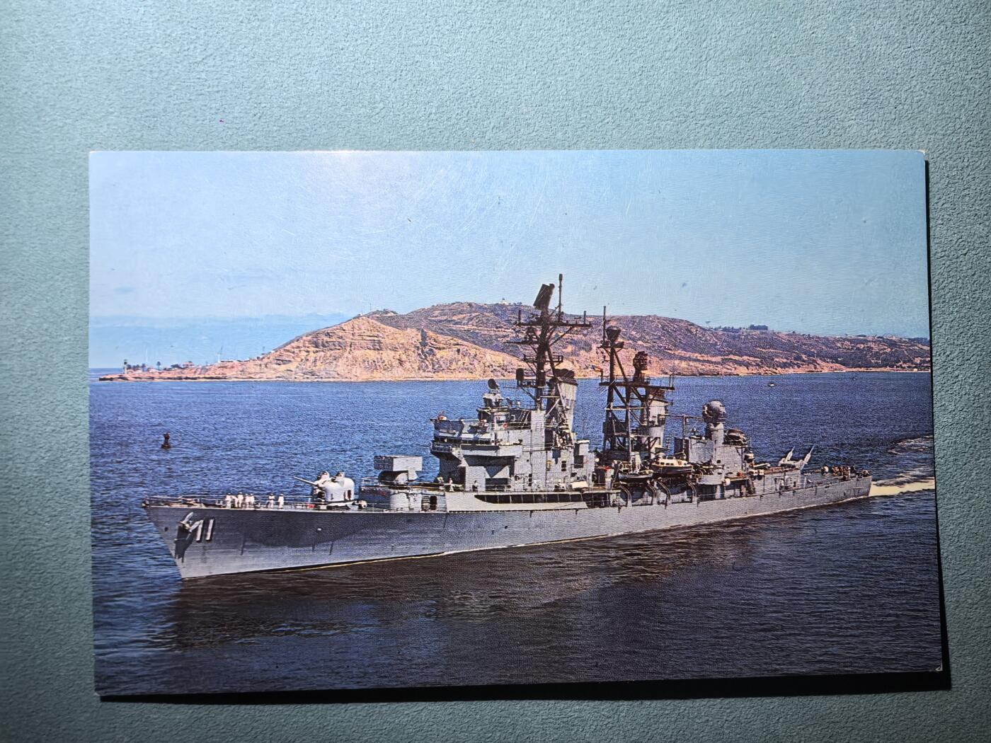 盛世勋华——号角文化勋章邮票专场拍卖第292期 美国冷战时期军舰专题明信片 马汉号驱逐领舰