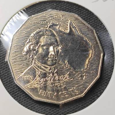 KK钱币收藏小铺 （套币 好品/批量散币 银币）专场  2月预留时间 周末发货 -   1970澳大利亚50便士纪念币