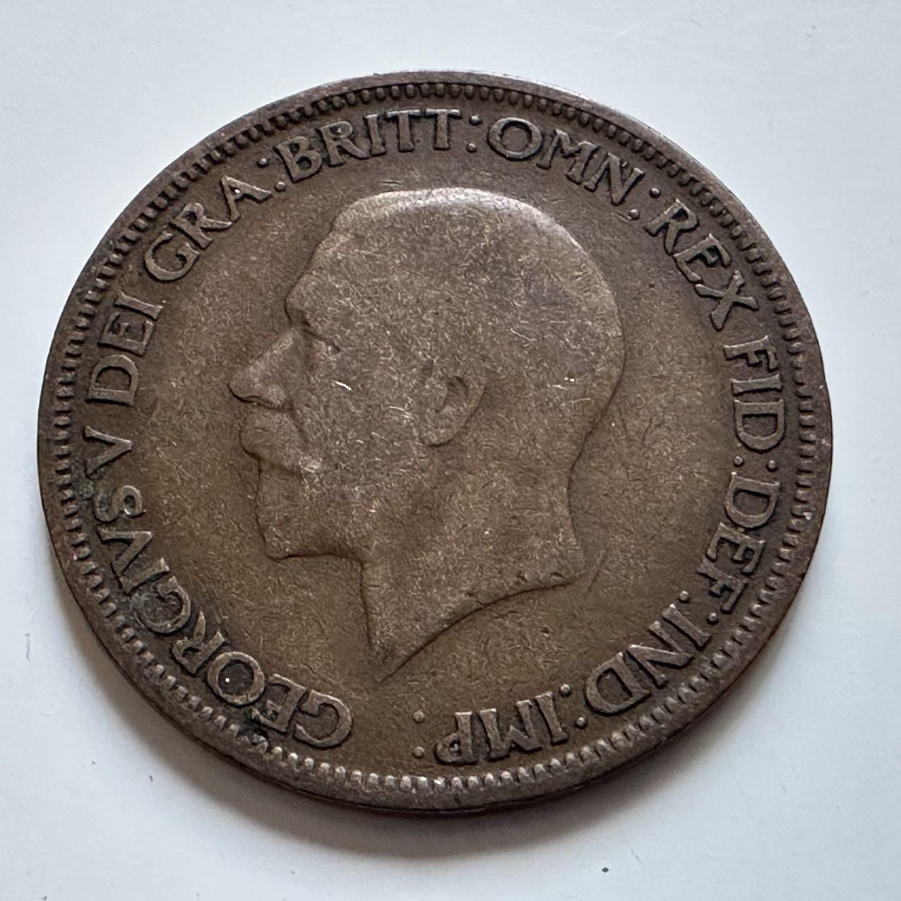 🌹外币初藏🌹🐯2025年第138场  每周二四六晚8️⃣点 接代拍 英国1928年半便士a