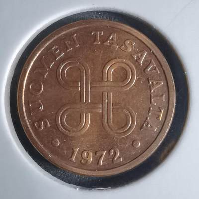 沼泽如烟--第924场 - 芬兰1972年5芬尼