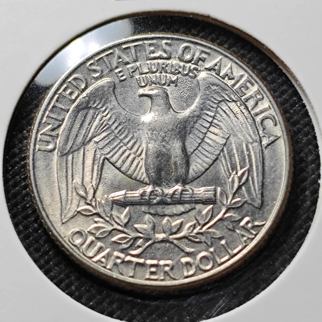 KK钱币收藏小铺 第375期  2月预留时间 周末发货  1982美国25分 好品