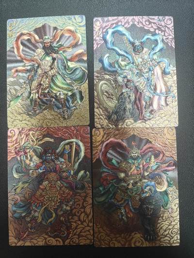 天玑星卡拍第147期《12.8周一截拍》持续收拍收评中 满赠卡需备注 - 齐卡文化 神话 四大元帅 粗闪 四张