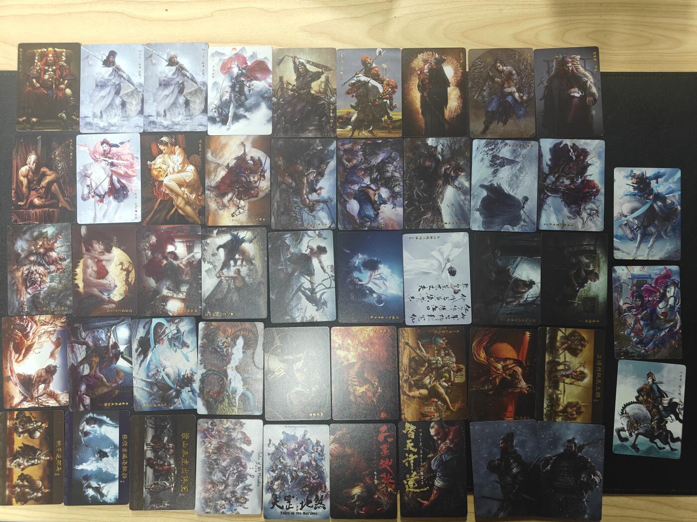 天玑星卡拍第147期《12.8周一截拍》持续收拍收评中 满赠卡需备注 张墨一水浒 108+39 普卡 仿卡