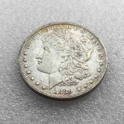 世界钱币专场拍卖 每周二开拍 - 1889年O版美国摩根女神一美元银币