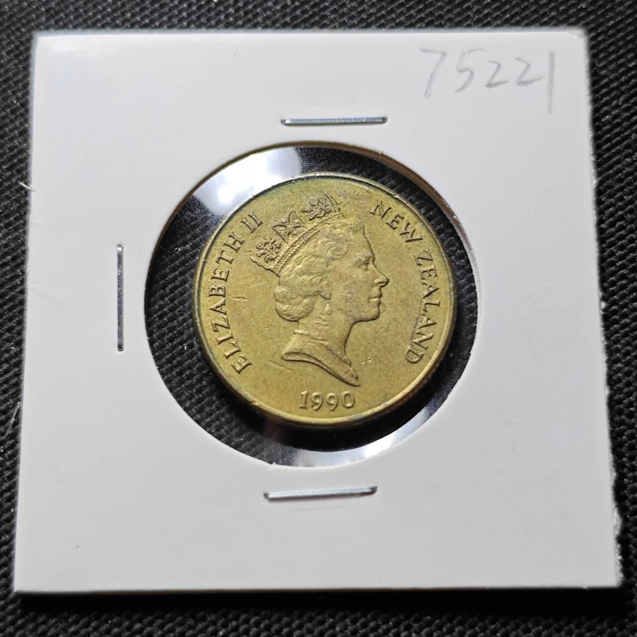 KK钱币收藏小铺 第375期  2月预留时间 周末发货  新西兰1元