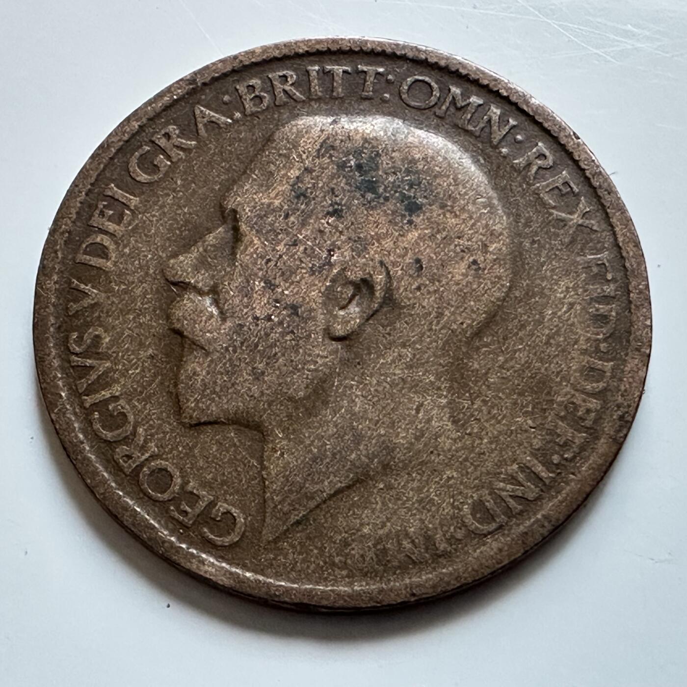 🌹外币初藏🌹🐯2025年第138场  每周二四六晚8️⃣点 接代拍 英国1913年半便士a