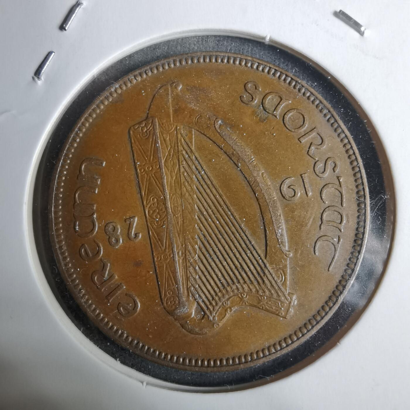 沼泽如烟--第924场 爱尔兰1928年1便士