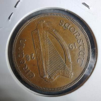 沼泽如烟--第924场 - 爱尔兰1928年1便士