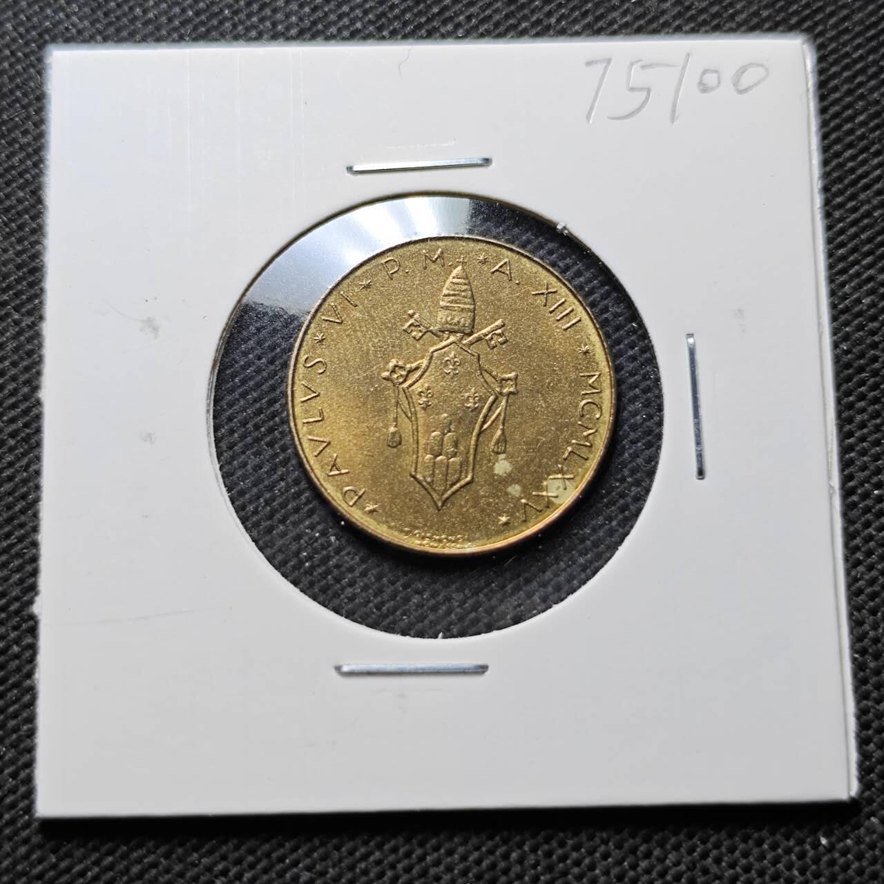 KK钱币收藏小铺 第375期  2月预留时间 周末发货  梵蒂冈20里拉好品