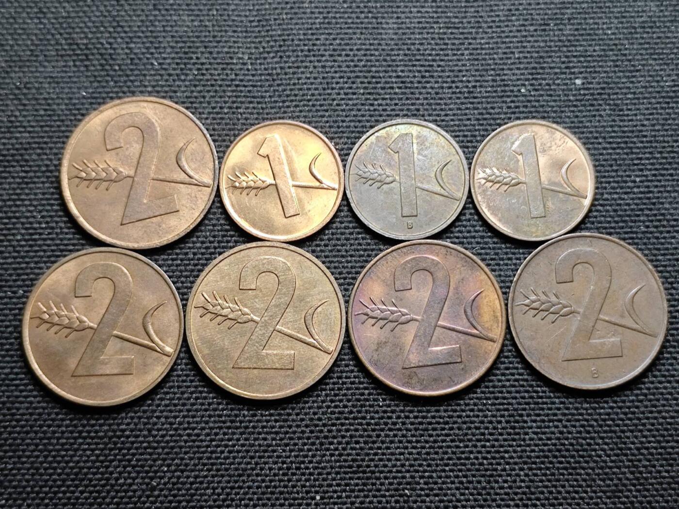 KK钱币收藏小铺 第375期  2月预留时间 周末发货  瑞士一组8枚