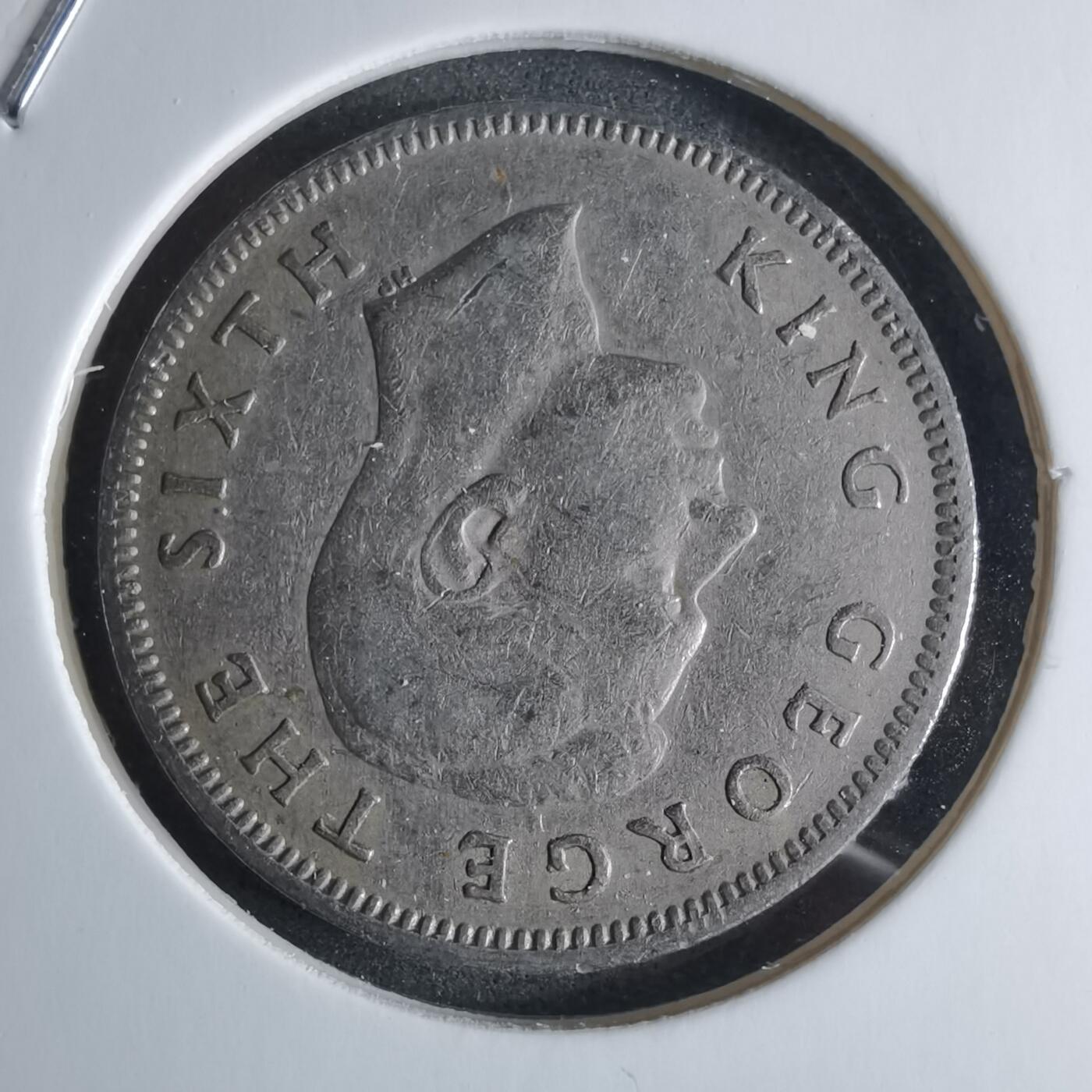 沼泽如烟--第924场 新西兰1951年1先令