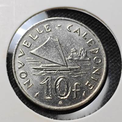 KK钱币收藏小铺 第375期  2月预留时间 周末发货 -  1977法属新喀里多尼亚10法郎