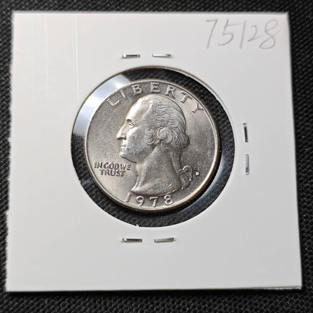 KK钱币收藏小铺 第375期  2月预留时间 周末发货  美国25分 好品