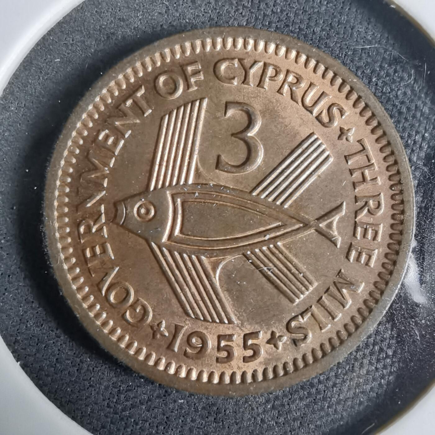 沼泽如烟--第925场 塞浦路斯1955年3米尔