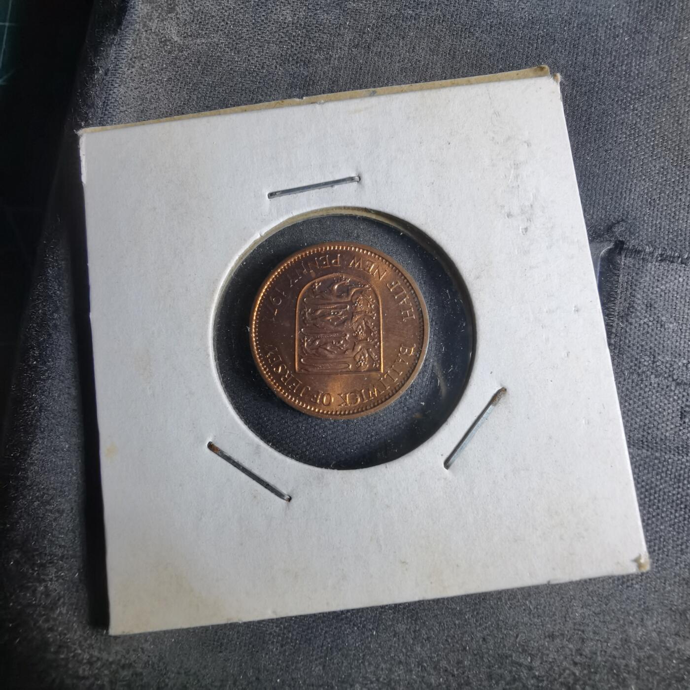 沼泽如烟--第925场 泽西1971年半便士