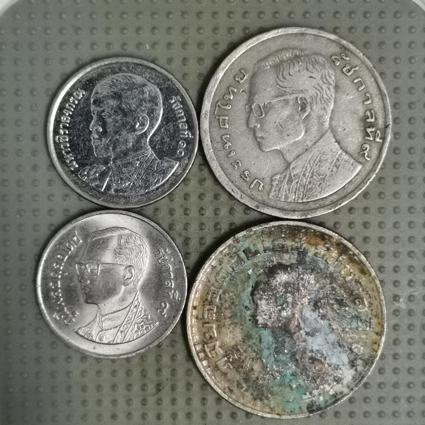 2025年第135场各国散币拍卖（总第135场） 泰国1泰铢4枚