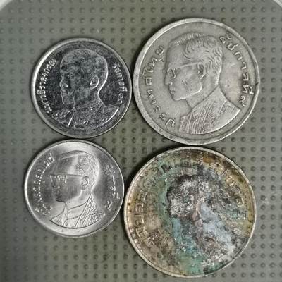 2025年第135场各国散币拍卖（总第135场） - 泰国1泰铢4枚