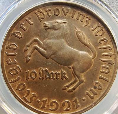 嘉宝良覃世界勋赏第18期拍卖 魏玛共和国10马克铜币