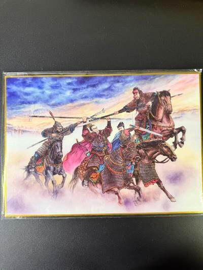 NO.17 好又多金牌大场，新店点关注不迷路！每周一站式配齐，方便凑单！（周6晚8点截拍，卖家送拍0抽成！） - 山河潮玩 侠哥 三英战吕布 A4色纸大卡